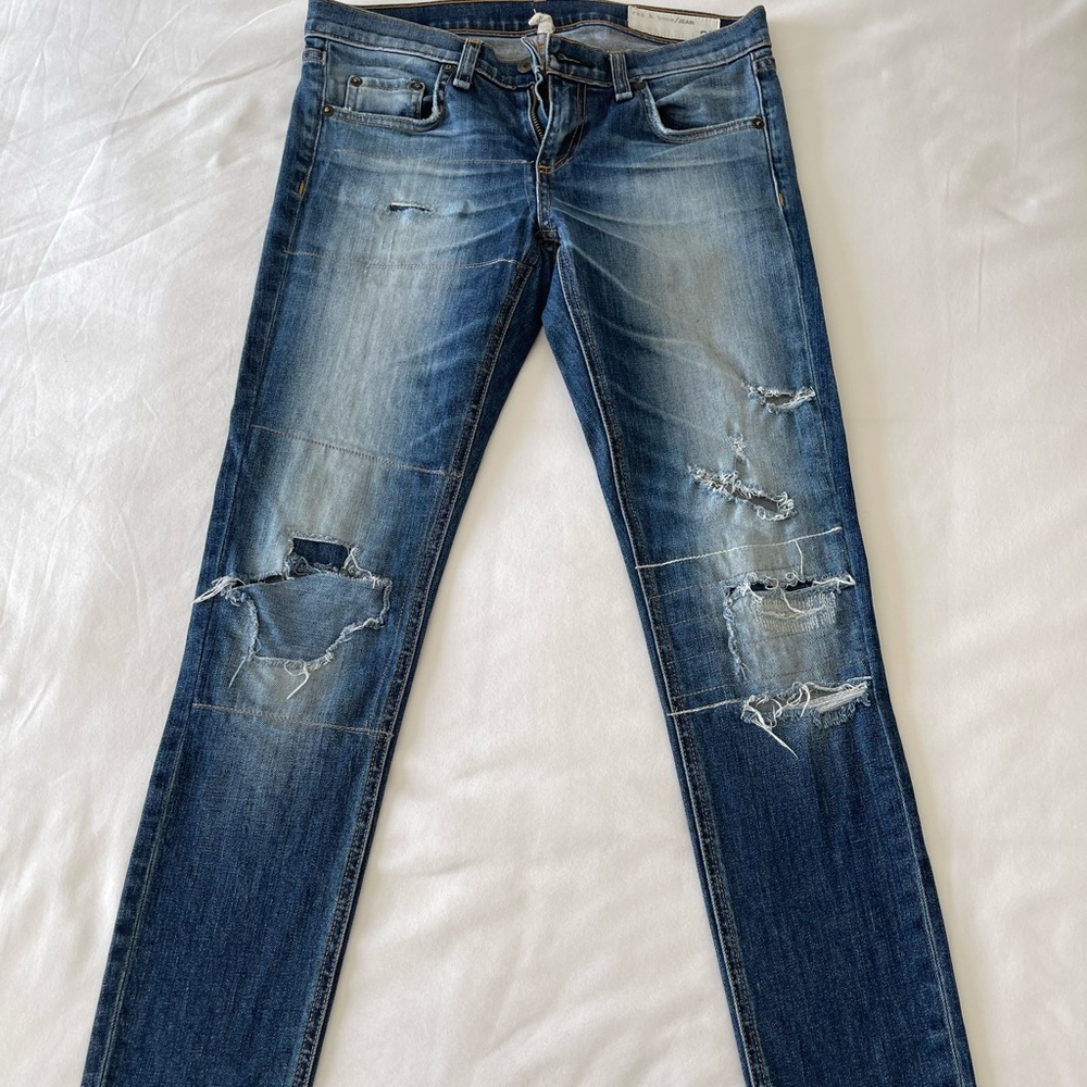 rag & bone The Dre distressed jean